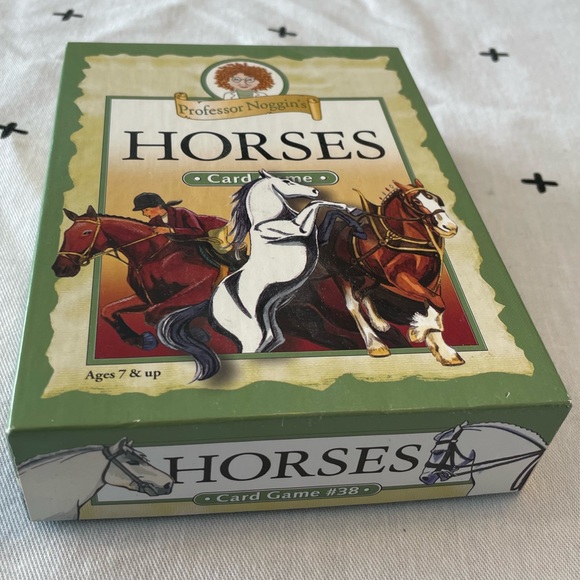 Rare Professor Noggin game w/ theme of Horses. Opened/never used. Out of print. - Picture 7 of 7